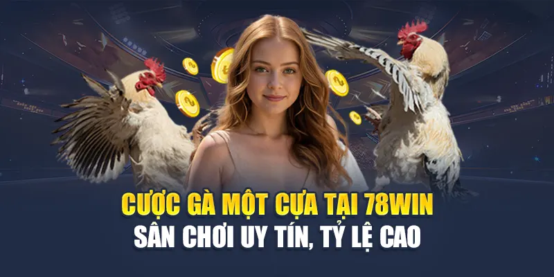 Cược Gà Một Cựa Tại 78WIN Sân Chơi Uy Tín, Tỷ Lệ Cao